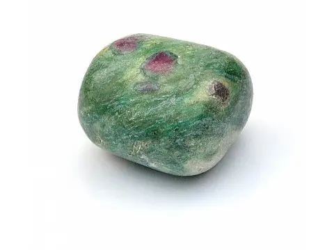 Ruby Fuchsite, Ruby Zoisite Tumbled stone