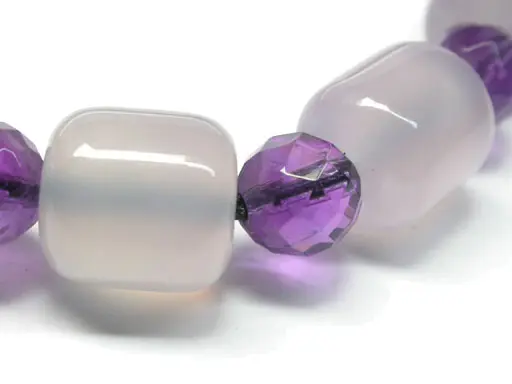 紫玉髓紫水晶手鍊