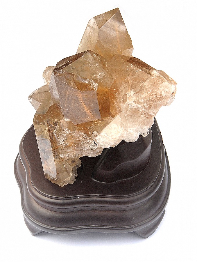 Rutilated Quartz Cluster