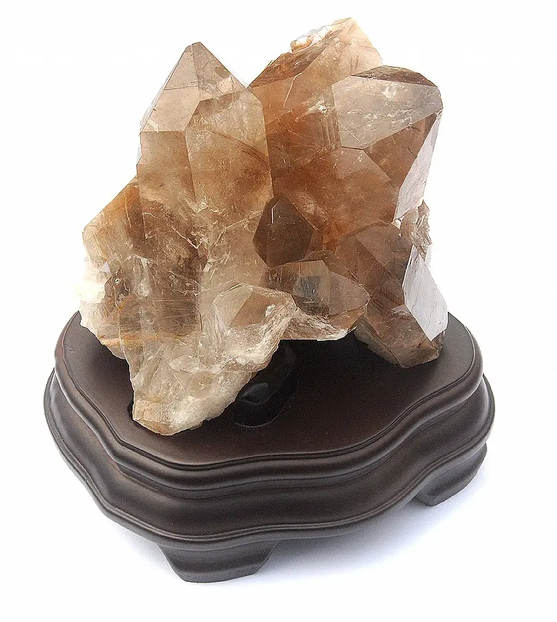 Rutilated Quartz Cluster