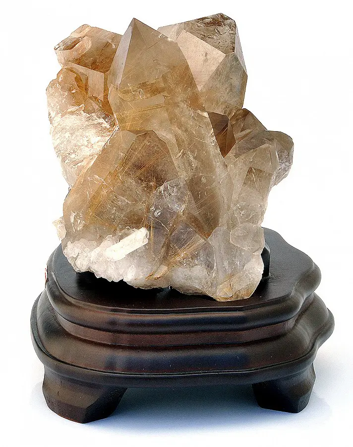 Rutilated Quartz Cluster