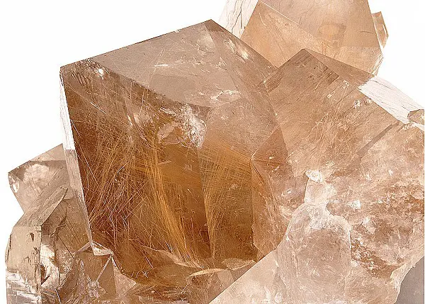 Rutilated Quartz Cluster