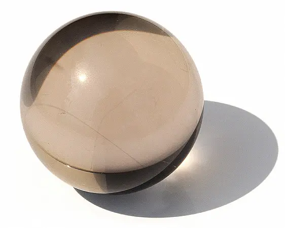 Genuine AAAA Rutilated Smoky Quartz Sphere