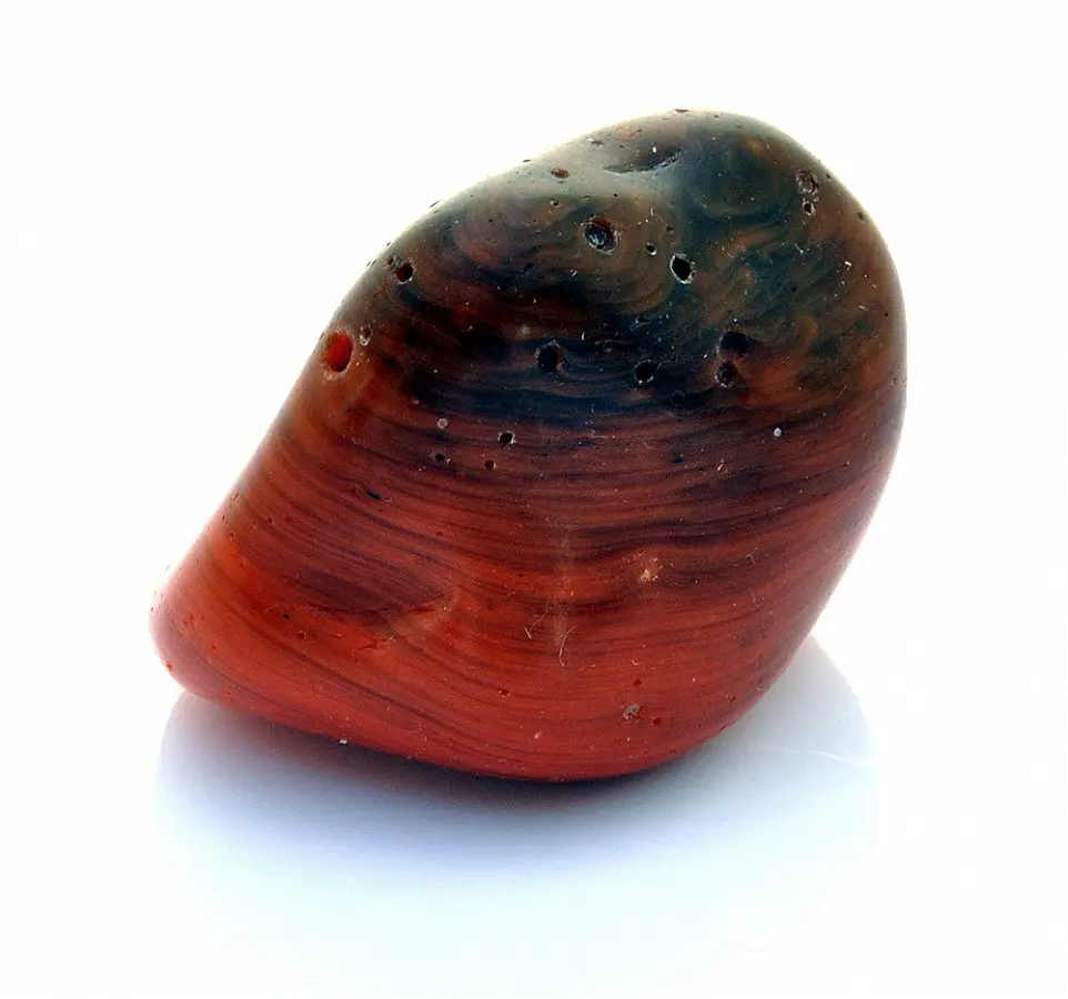 Orange Obsidian Rock