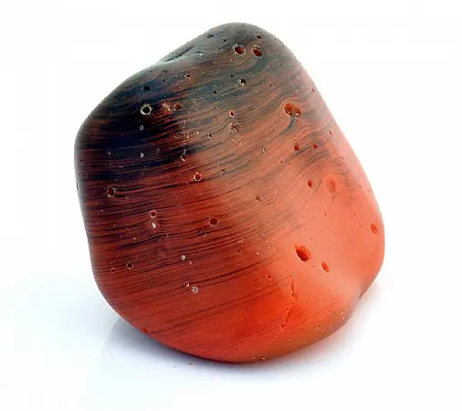 Orange Obsidian Rock