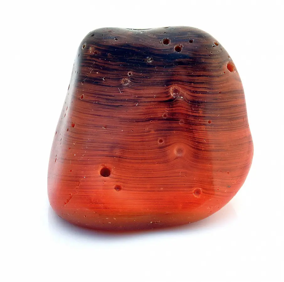 Orange Obsidian Rock