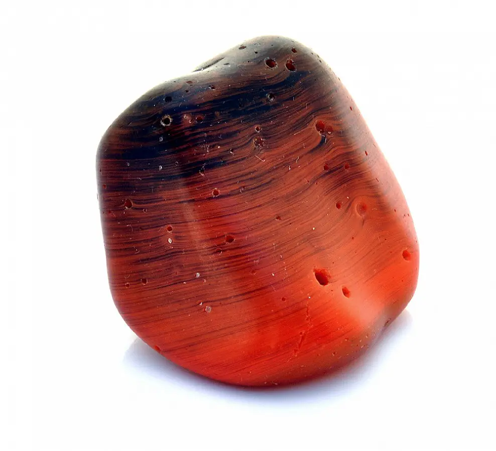 Orange Obsidian Rock