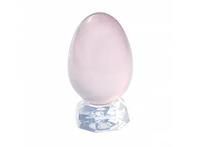 Nature Star Rose Quartz Egg