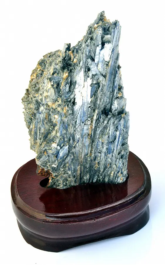 藍晶石原礦擺件