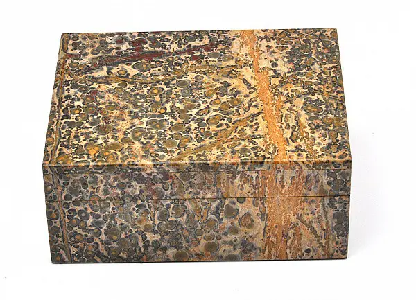 Leopardskin Jasper Jewelry Box