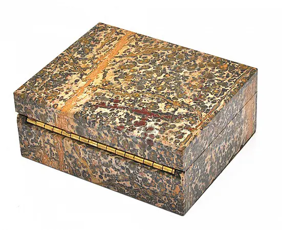 Leopardskin Jasper Jewelry Box