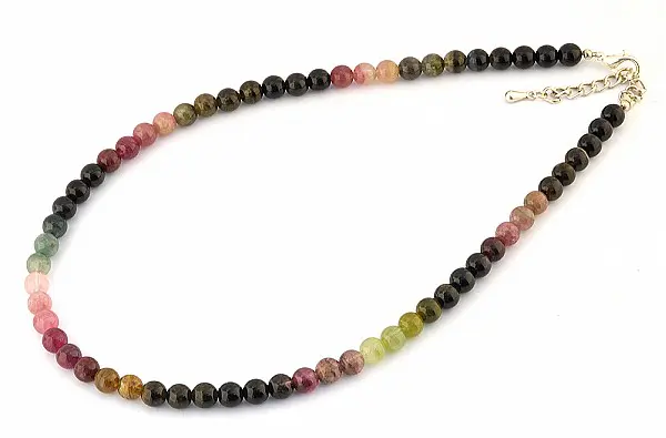 Tourmaline Multi-Color Beads Necklace