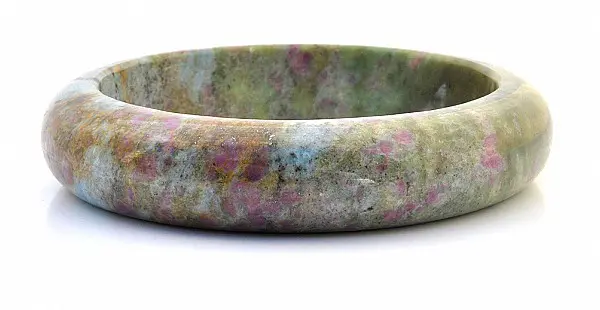 Ruby Kyanite Bangle Bracelet