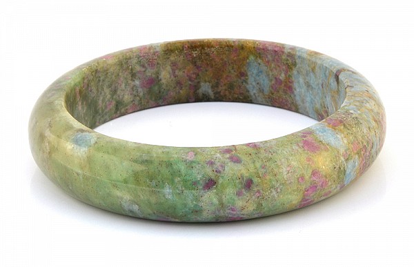 Ruby Kyanite Bangle Bracelet