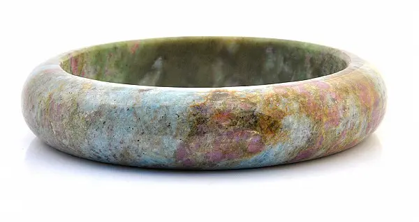 Ruby Kyanite Bangle Bracelet