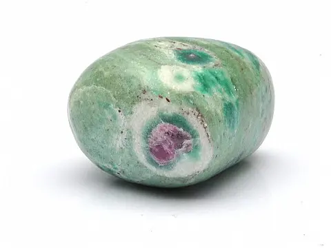 Ruby Fuchsite, Ruby Zoisite Pebble