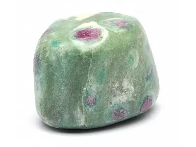 Ruby Fuchsite, Ruby Zoisite Pebble