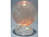 Rutilated Quartz Sphere