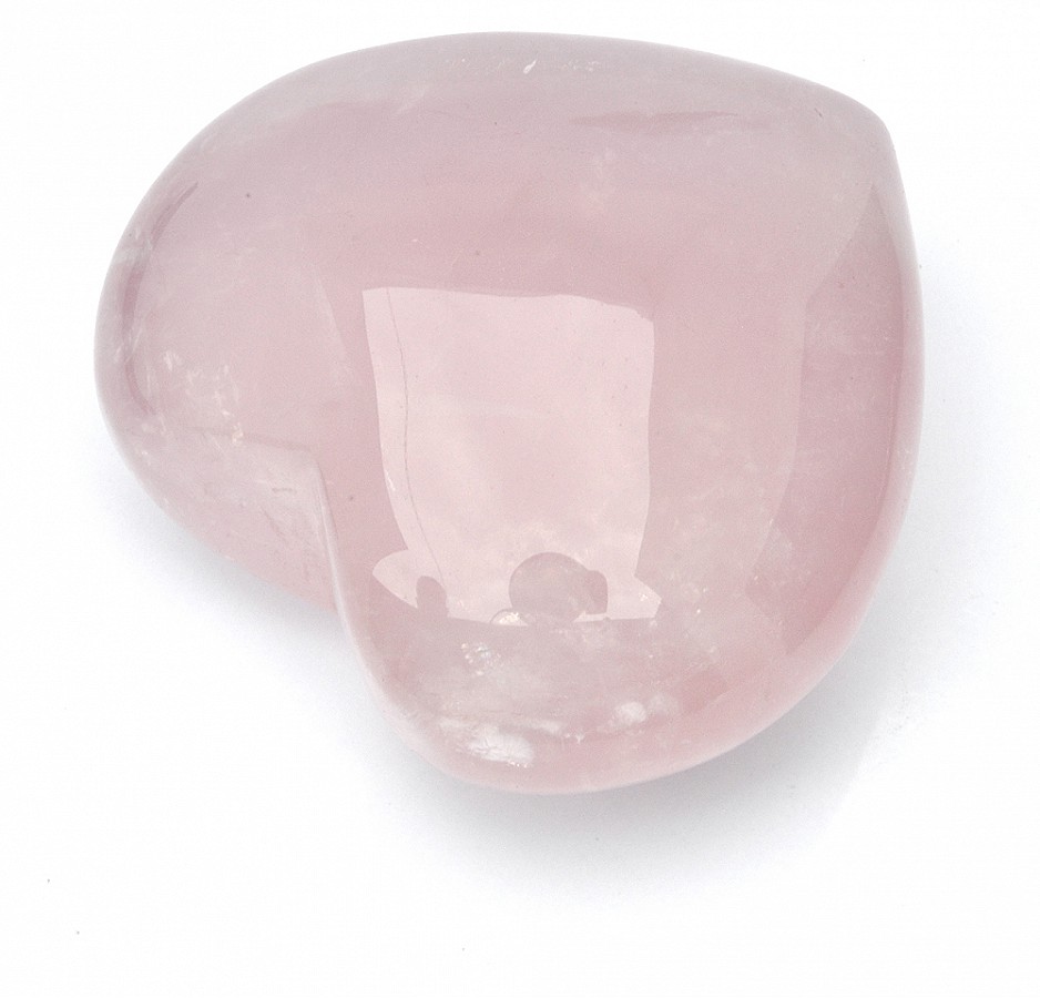 愛心形星光粉晶