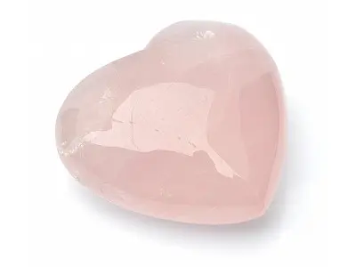 Rose Quartz Heart