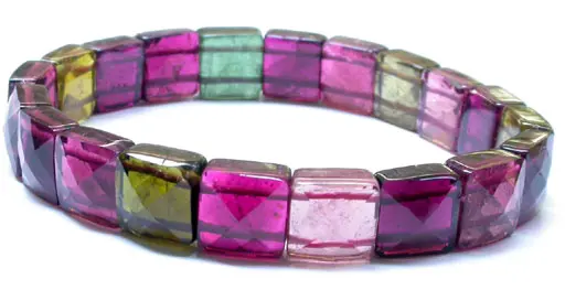 Multi Color Tourmaline Bracelet