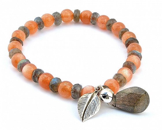 Sun Stone Labradorite Bracelet