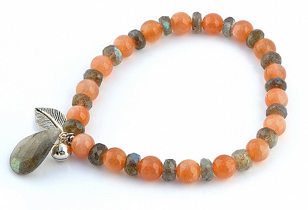 Sun Stone Labradorite Bracelet