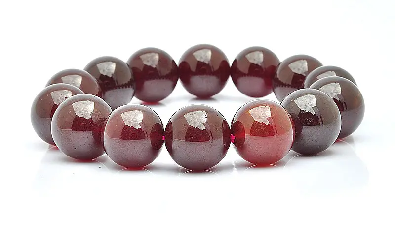 Hessonite discount garnet bracelet