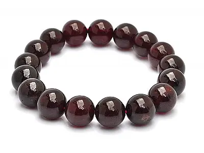 AAA Genuine 13mm Hessonite Garnet Bracelet - Passion of Life