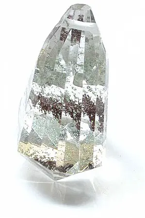 Phantom Quartz Faceted Pendant