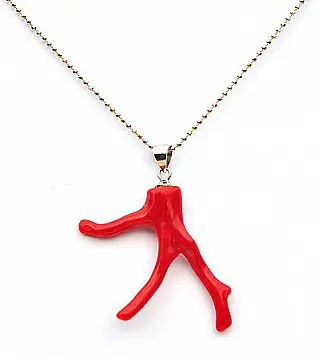 AKA Red Coral Pendant PE-8285 @ Crystal Light Centrum™