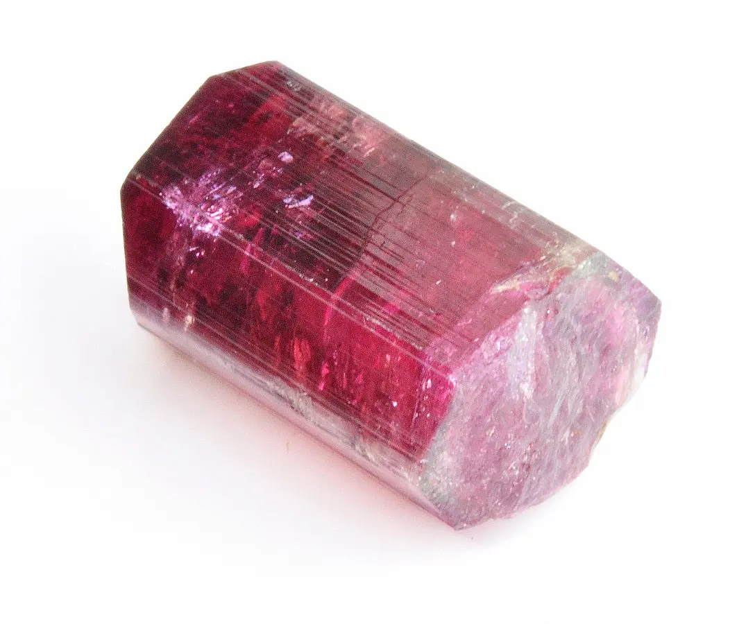 Rubellite Tourmaline Facet Rough specimen