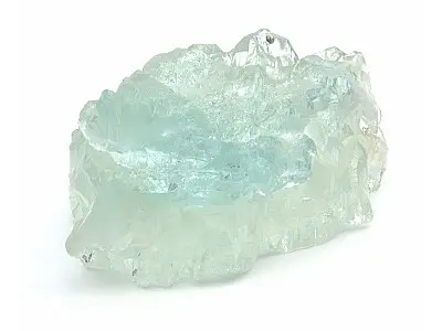 Etched Aquamarine Rough Specimen