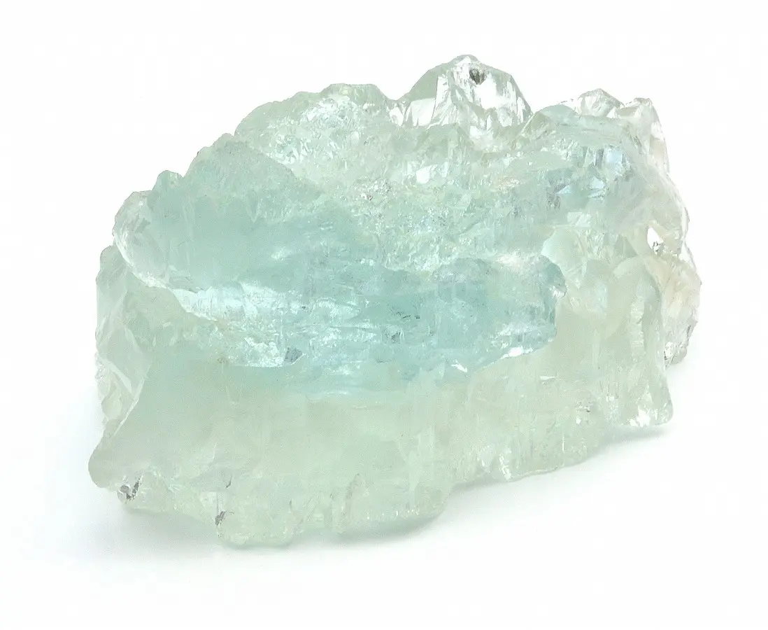 Etched Aquamarine Rough Specimen