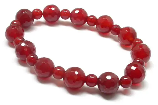 Agate Faceted Beads Bracelet