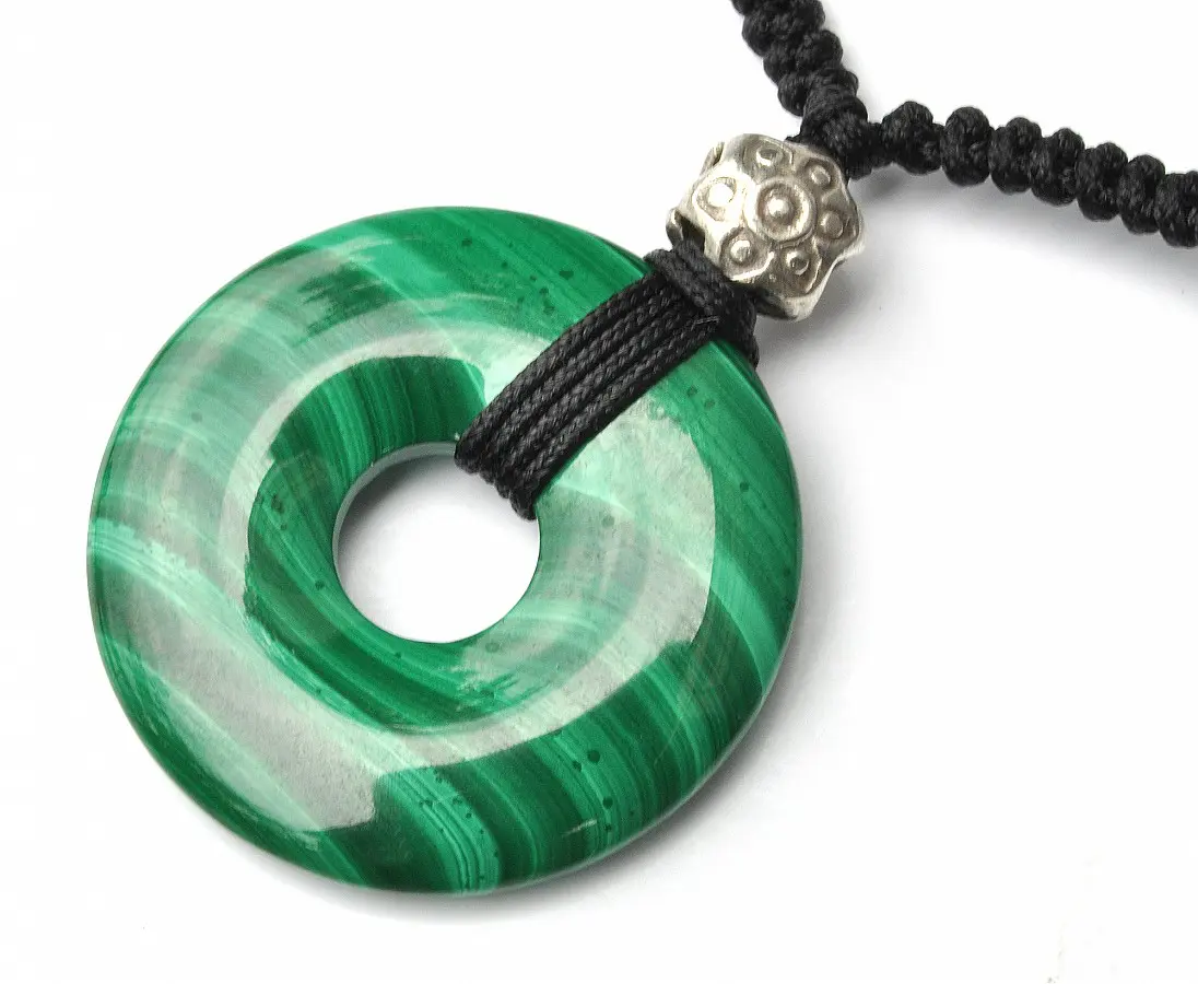 Malachite Necklace and Tiger Eye Beads