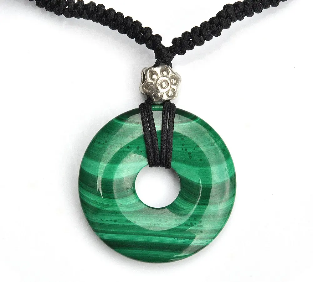 Malachite Necklace and Tiger Eye Beads