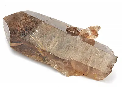 Beautiful Natural Golden Rutilated Quartz Crystal Wand