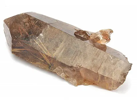 Beautiful Natural Golden Rutilated Quartz Crystal Wand