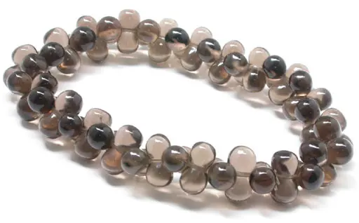 Smoky Quartz Bead Bracelet