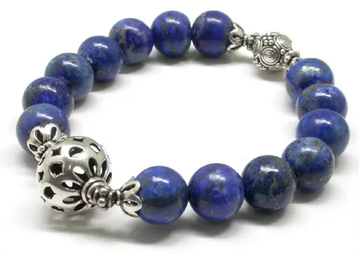 Lapis and Silver Bracelet