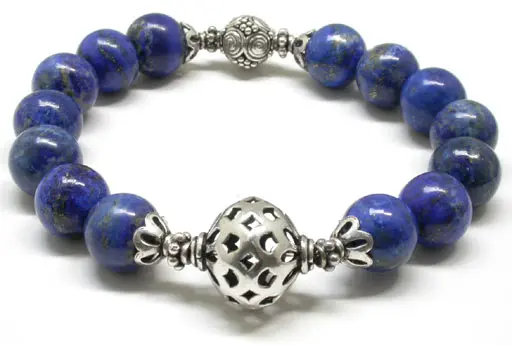 Lapis and Silver Bracelet