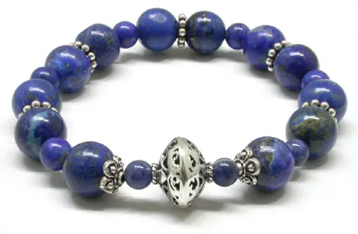 Lapis Silver Bracelet