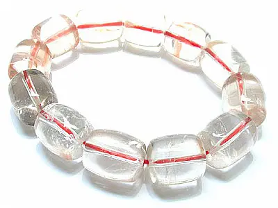 Red Rutilated Quartz Bracelet