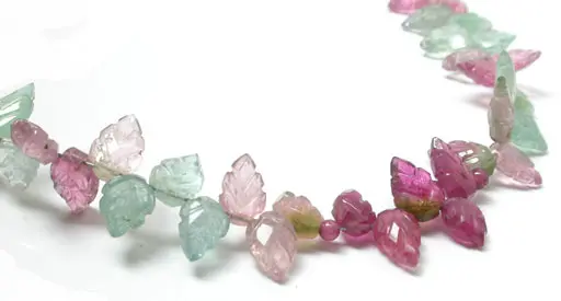 Tourmaline Maple Leaf Necklace