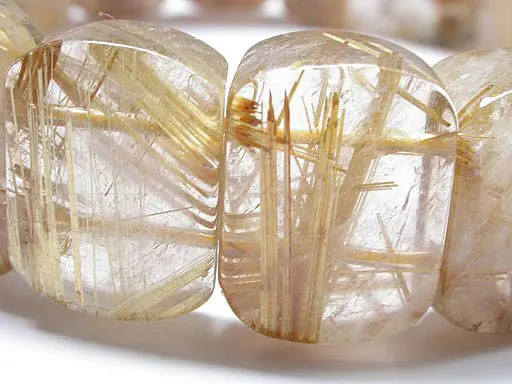 Rutilated Quartz Bracelet