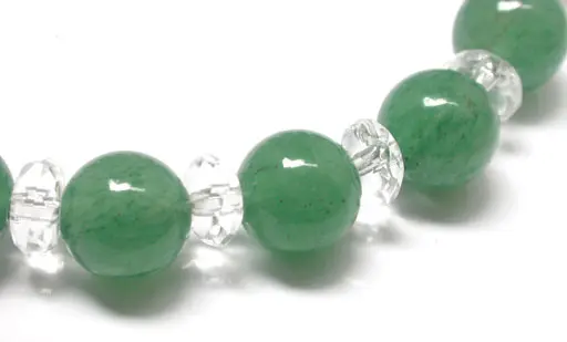 Aventurine and Clear Quartz Bracelet