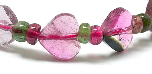 Tourmaline Heart Shape Bracelet