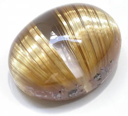 Rutilated Quartz Ring Stone