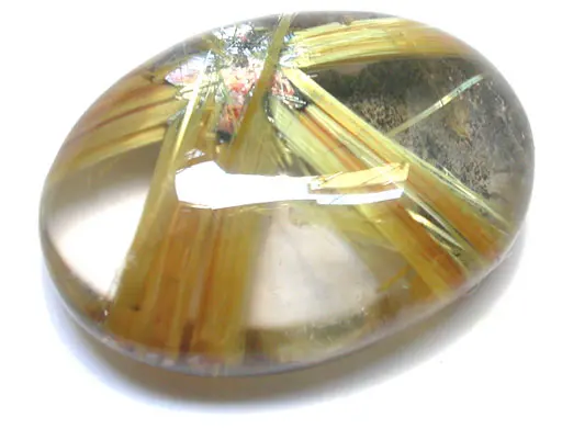 Rutilated Quartz Ring Stone